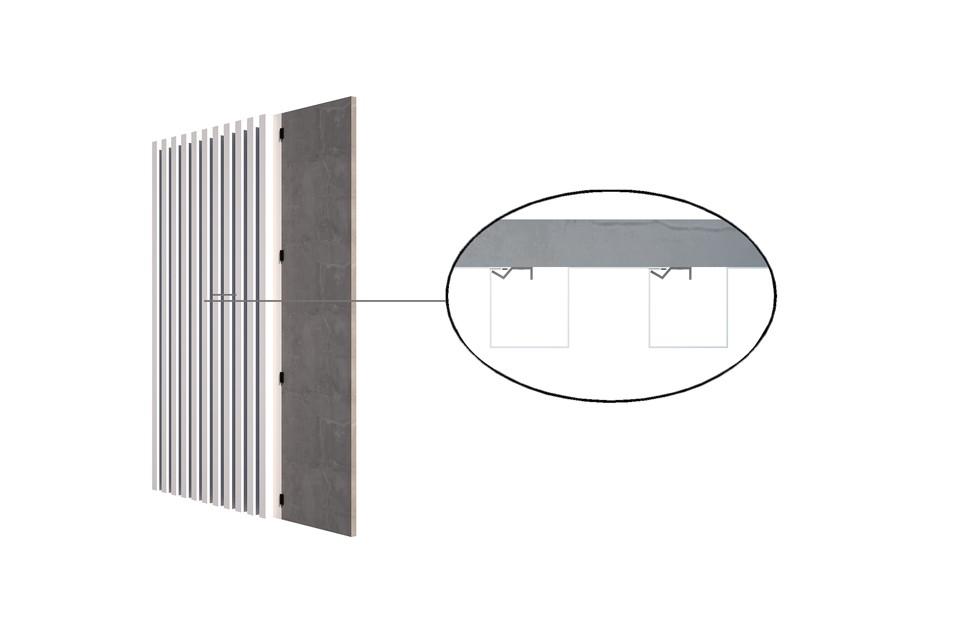 iCeiling® ZU3030 Baffle Wall System